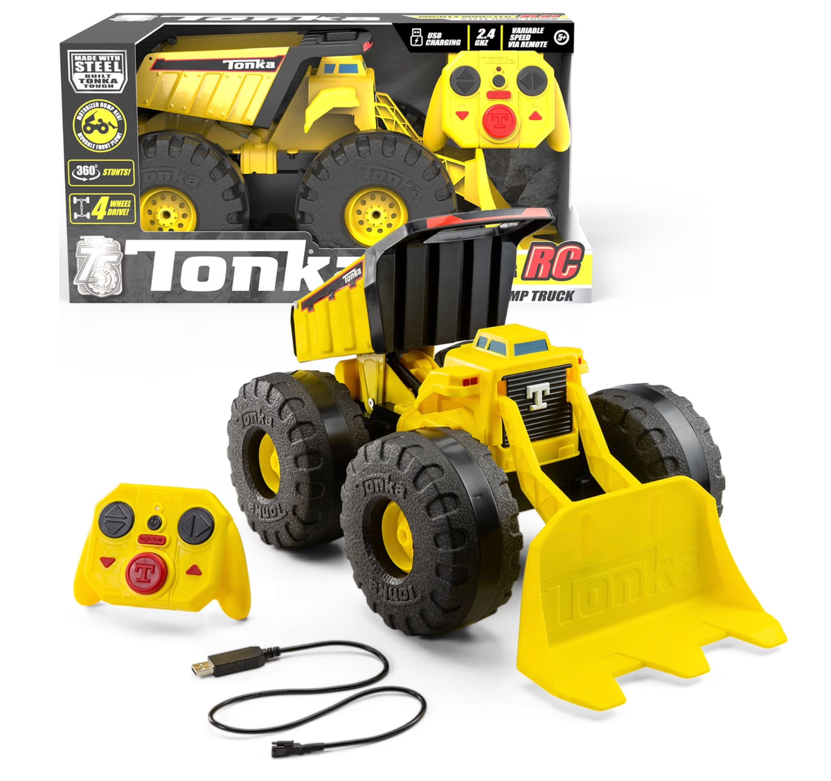 Tonka Steel Remote Control Dump Truck