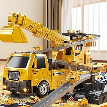 Construction Crane Toys - Heavy Duty Play Equipment for Kids