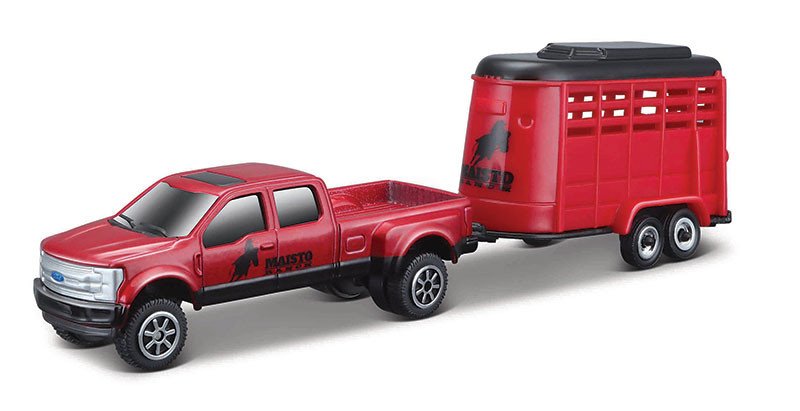 Ranch Edition Pickup with Livestock Trailer
