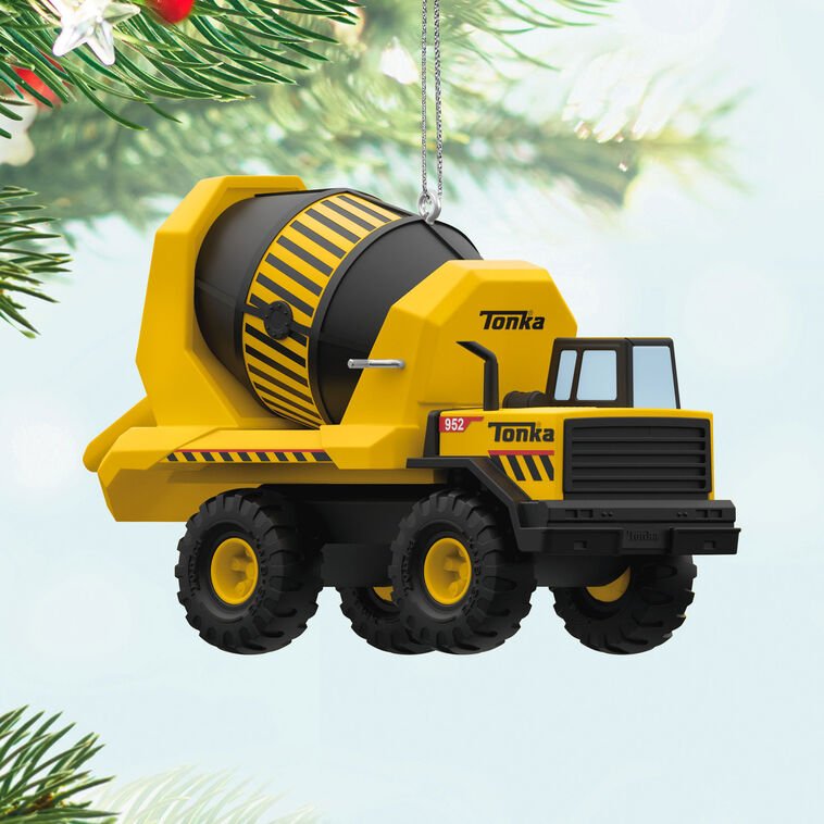 Tonka Cement Mixer - Concrete Mixing Truck Toy Review
